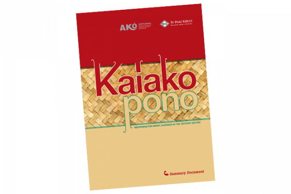 SUMMARY REPORT Kaiako Pono Mentoring for Maori Learners in the Tertiary Sector