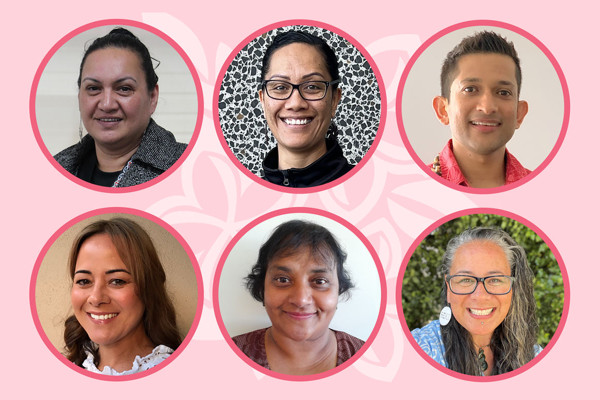 Collage of the 2023 recipients of the Ako Aotearoa Pacific Professional Development Scholarship